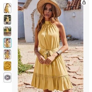 Size Large Yellow Sundress